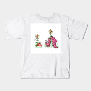 Caterpillar and ladybird Kids T-Shirt